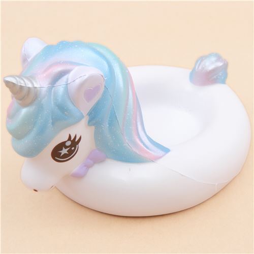 Jumbo-Squishy galaxiefarbener Schwimmring Einhorn von Bunnys Cafe 2