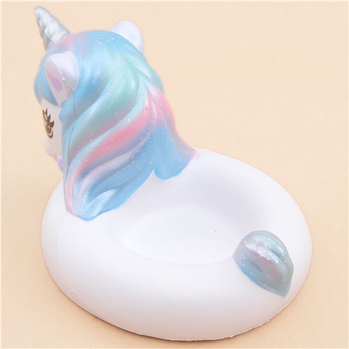 Jumbo-Squishy galaxiefarbener Schwimmring Einhorn von Bunnys Cafe 4