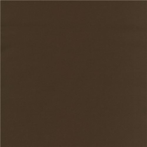 tessuto marrone scuro tinta unita Cappucino Kona Robert Kaufman USA Tessuto