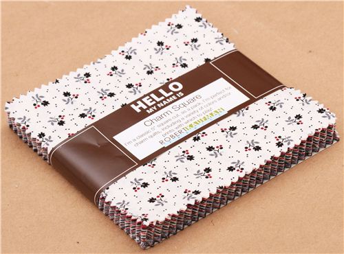 Charm Pack fabric bundle Classic Minis flower Robert Kaufman