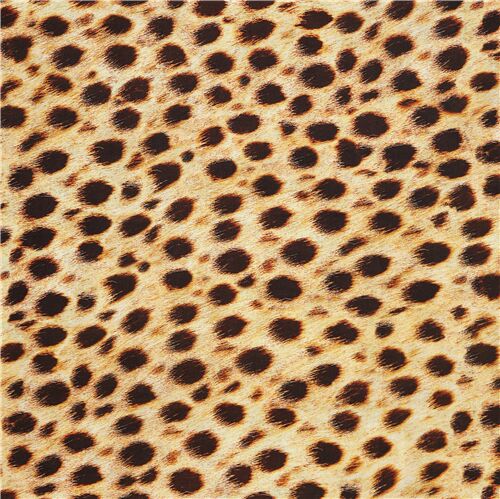 Cheetah Spots Animal Print Fabric