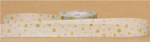 Set 3 uds. cinta adhesiva decor. Navidad árbol estrellas mt 2