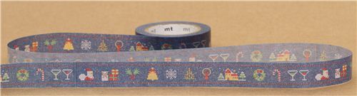 Set 3 uds. cinta adhesiva decor. Navidad árbol estrellas mt 3