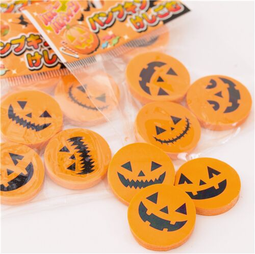 Spettrali gomme da cancellare Jack-O-Lantern!