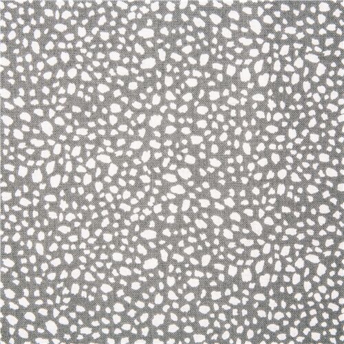 Grigio Bianco Punto Macchia Dalmata Tessuto