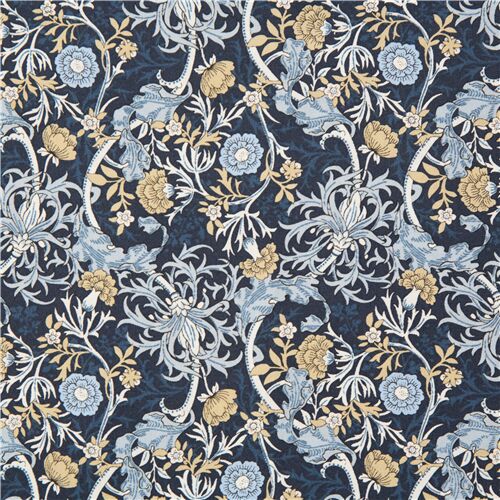Country Florals Botanical Foliage Fabric