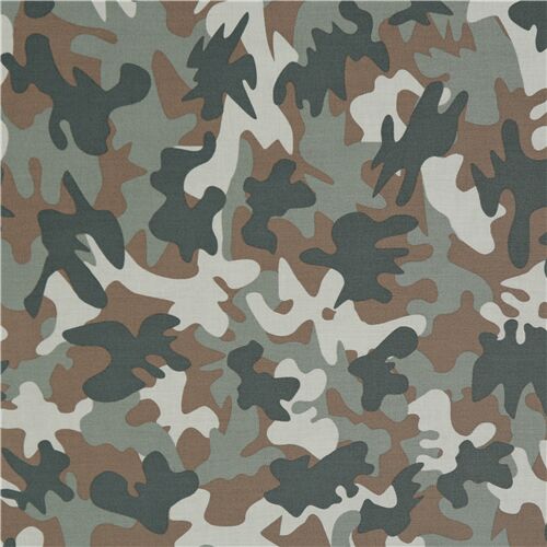Incognito Camoflague Army Green Camo Fabric