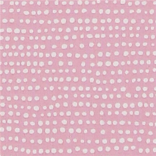 Paysage Lunaire Rose Bébé Basique Points Irréguliers Tissu