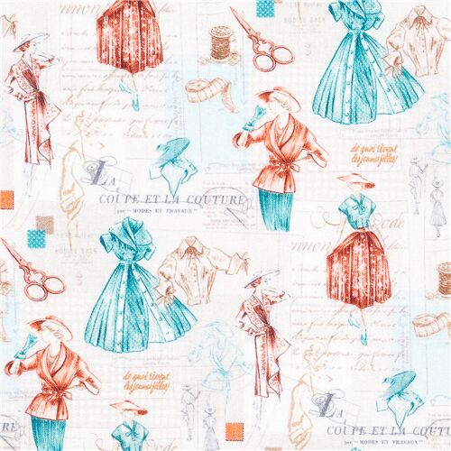 Vintage Sewing Dressmaking Fabric