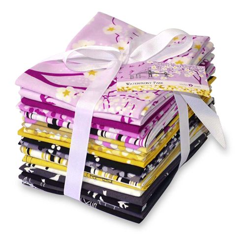 Confezione scampoli Waterfront lilla Michael Miller