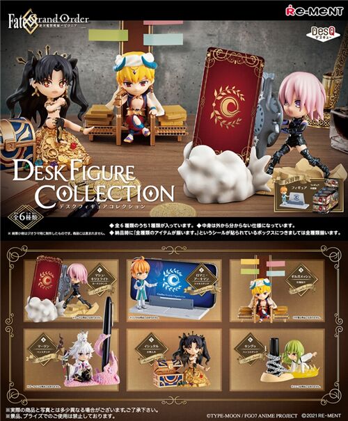 Fate Grand Order Figurensatz mit 6 Tischstndern Blind Box Re-Ment 3