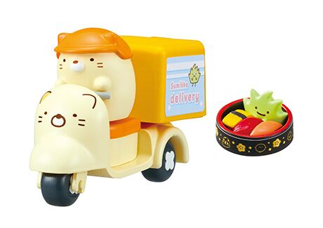 Boîte de miniatures Sumikkogurashi Re-Ment 6 thèmes livraison de nourriture 4