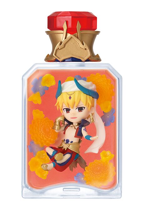 miniatura Gilgamesh gioiello arancione Fate Grand Order erbario fiori 3