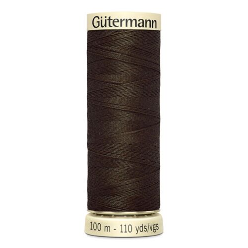 Fil à coudre Gütermann Sew-all marron brûlé n° 21