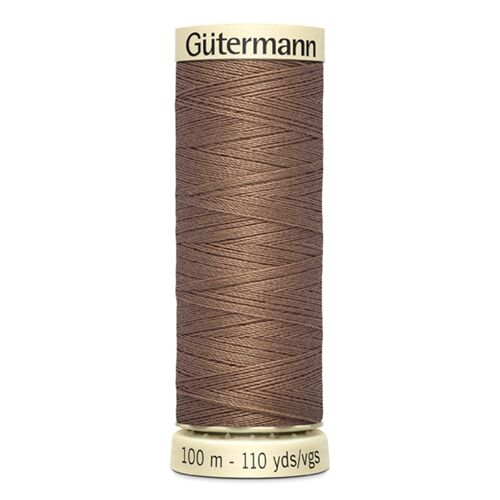 Hilo marrón almendra Coselotodo de Gutermann número 454