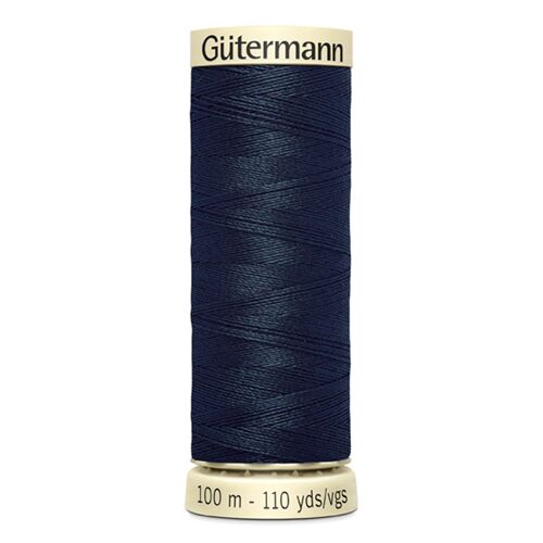 Fil  coudre Gutermann Sew-all bleu-gris ferreux fonc n 595