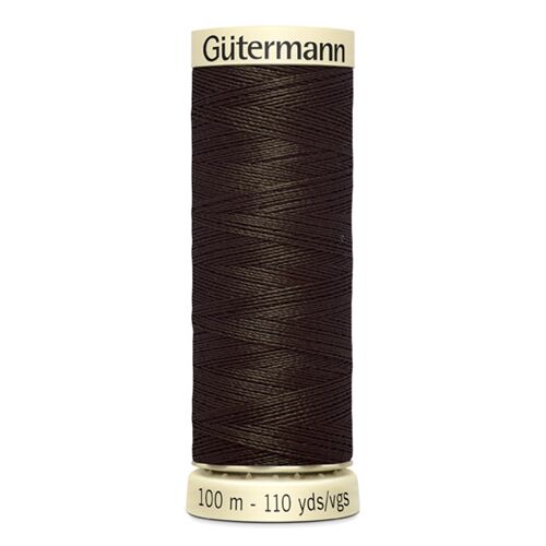 Gutermann Sew-all dark pebble brown thread 674