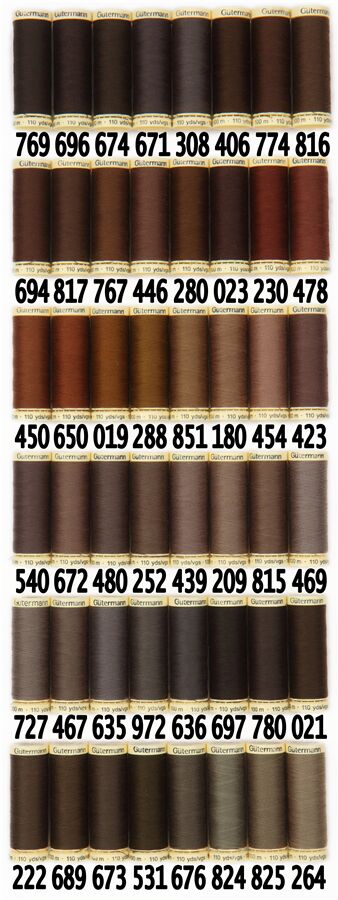 Fil  coudre Gutermann Sew-all moutarde de Dijon n 893 3