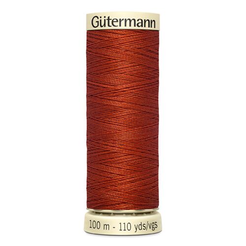 Hilo marrón anaranjado oscuro Coselotodo de Gutermann número 837