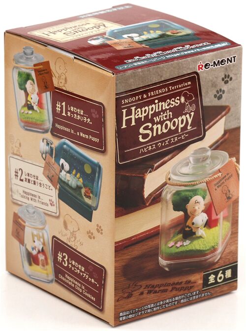 Happiness with Snoopy Terrarium Re-Ment 2