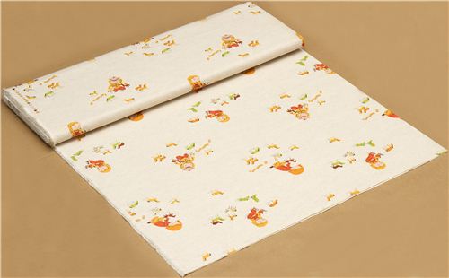 Heather Ross canvas fabric child horses Far Far Away 3 3