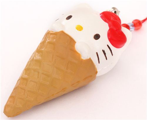 ciondolo squishy Hello Kitty gelato 2