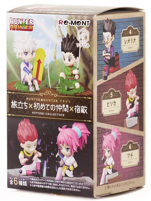 Bo�te myst�re personnages miniatures Hunter � Hunter Pittori Re-ment 6 th�mes 1
