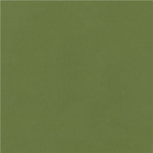 Ivy olive green Kona fabric Robert Kaufman USA Fabric