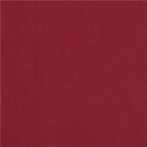Chutes de tissu de (47 x 108 cm) - Tissu double gaze rouge bordeaux, import� du Japon 2