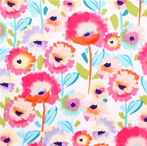 Josephine Spring flower fabric Michael Miller Spring Fling Fabric