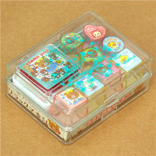 Kawaii Rilakkuma stamp set from Japan 7