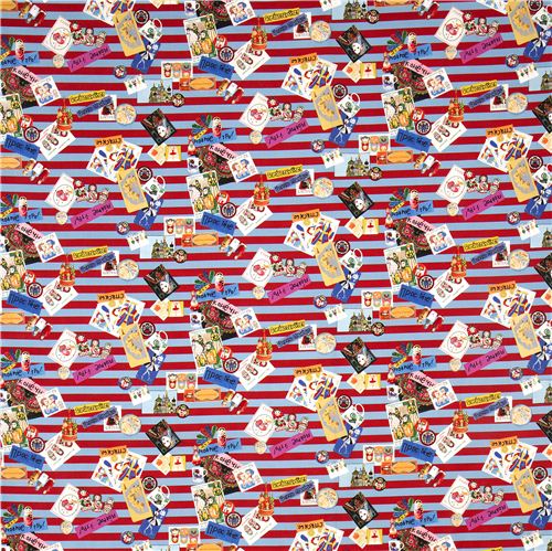 Kokka fabric Candy Party matryoshka dolls de Jap�n2