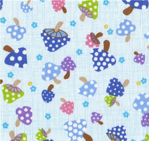 Kokka fabric fly agaric Kokka fabric fly agaric Kokka Stoff Fliegenpilz mushroom Pilze