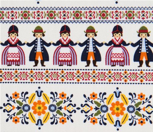 Kokka fabric farm girl Kokka fabric farm girl Kokka Stoff Bauernmädchen