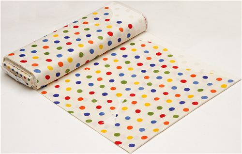 nani IRO Double Gauze Stoff mit Punkten & Schablone Japan 5