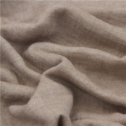 Taupe Doppel Gaze Stoff