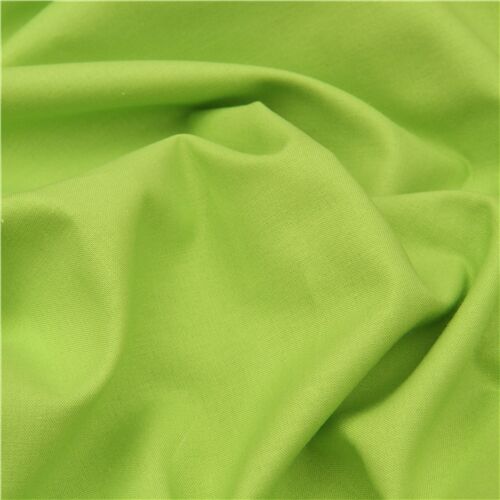 Tissu Robert Kaufman Kona en coton uni brillant, vert citron Tissu