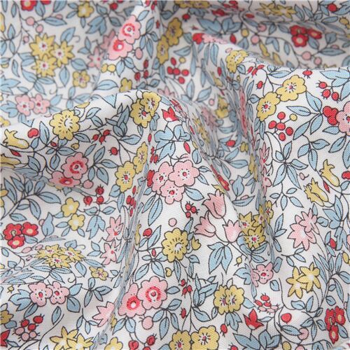 Remnant (39 x 110 cm) - Liberty Fabrics mini flower garden fabric 5