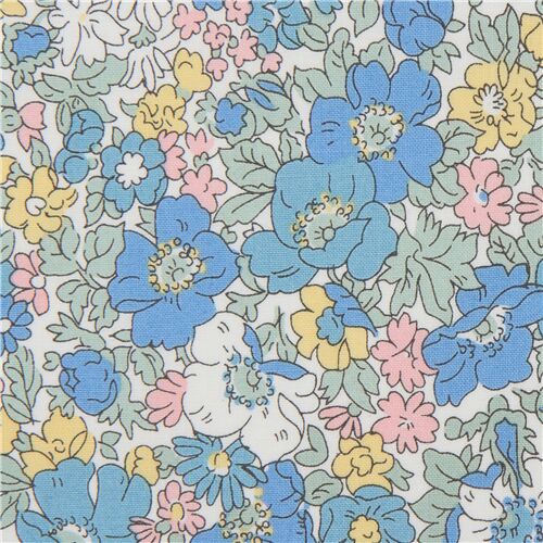 Liberty Fabrics packed blooming flower garden fabric Fabric