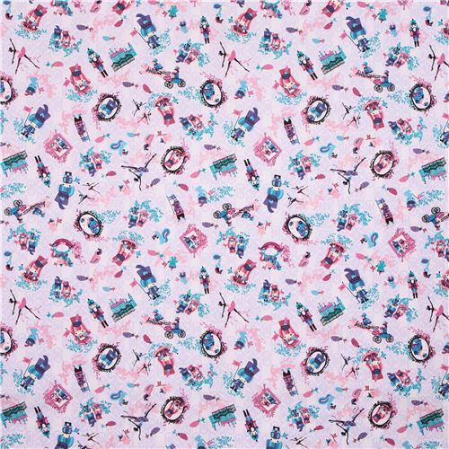 Tela oxford Little Twin Stars cascanueces ballet violeta de Sanrio Jap�n 0