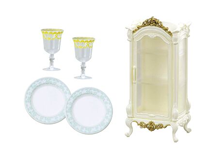 Bote mystre de miniatures Re-ment - 1 des 8 thmes Rosen Palace - luxe palais 10