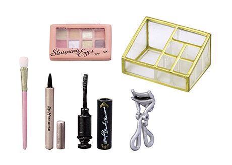 Boîte de miniatures Re-ment beauté soins maquillage Makeup Dresser 8 thèmes 3