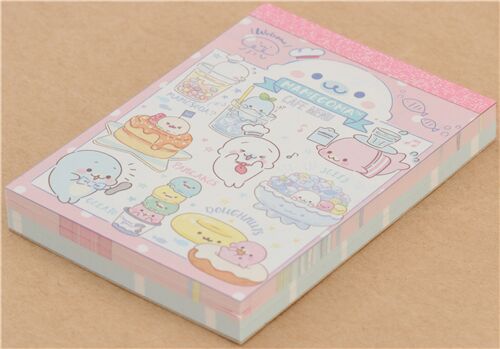 Mamegoma Cafe menu small memo pad by San-X 4