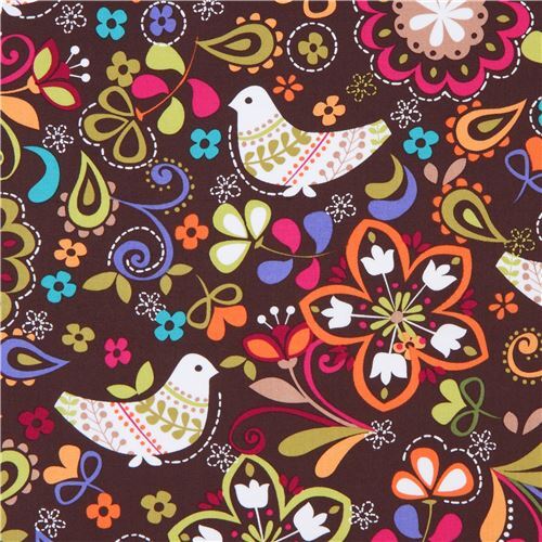 Tela de Michael Miller color caf solo 