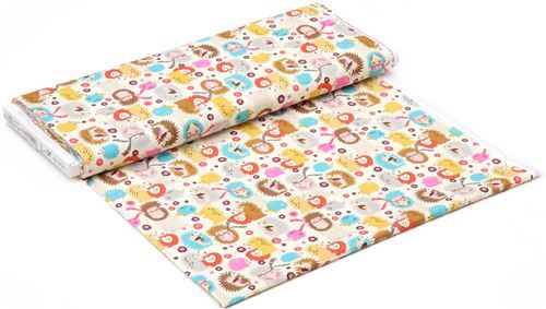Remnant (27 x 112 cm) - Michael Miller fabric Hedgehog Meadow cute hedgehogs 6