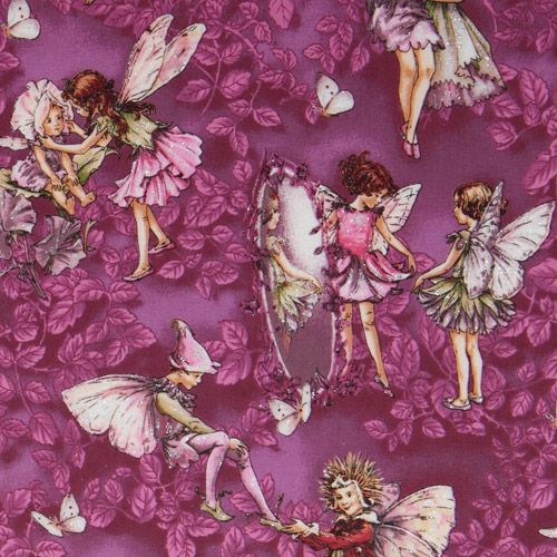 Michael Miller fabric Magical Evening purple fairy 1