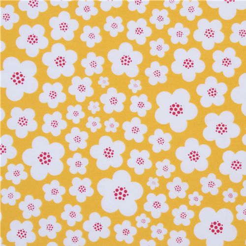Michael Miller Stoff Yellow Blossoms von Patty Young 2