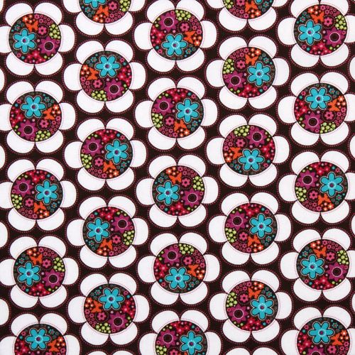Michael Miller fabric colourful daisy flower Daisy Rose 2