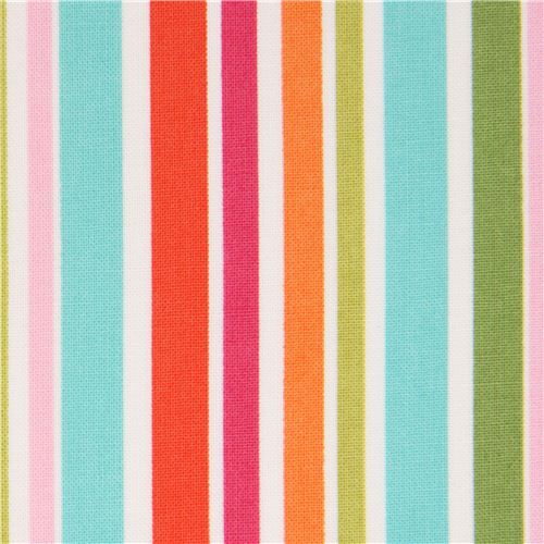 Michael Miller fabric colourful stripes fabric from the USA Fabric