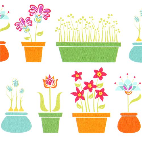 Michael Miller fabric flower shop by Patty Young 1